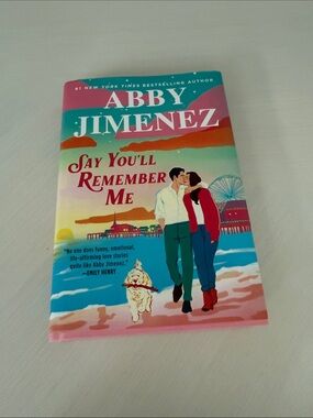 Abby Jimenez "Say You'll Remember Me" - Colorful Romance Hardcover